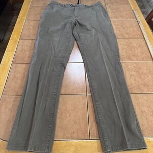 SuitSupply Porto Int Chino Pants Men's Sz 33 x 32 Trousers Pure Cotton Brown